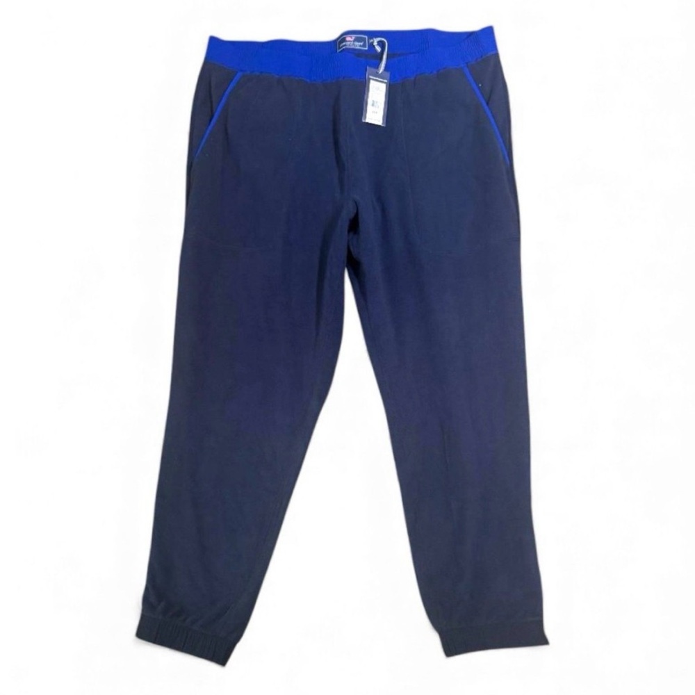 Vineyard Vines Men’s 2XB Nautical Navy Harbor Fleece Pants Loungewear Sweatpants
